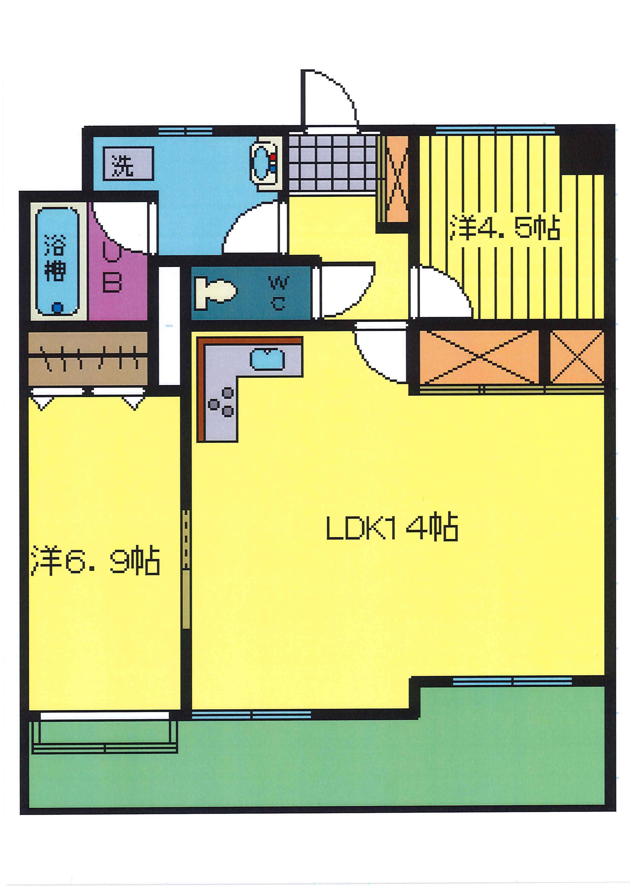 山形県山形市相生町 北山形駅 2LDK マンション 賃貸物件詳細