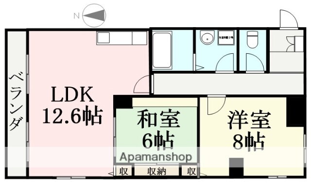 福井県福井市和田東１ 福井駅 2LDK マンション 賃貸物件詳細