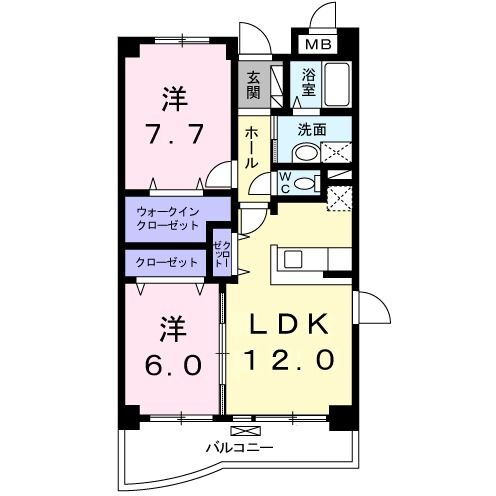 愛知県岡崎市北野町字高塚 北野桝塚駅 2LDK マンション 賃貸物件詳細