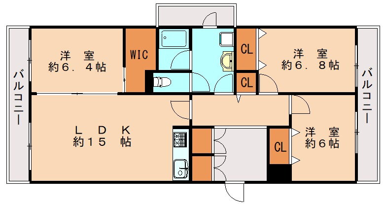 福岡県福岡市東区香椎浜２ 千早駅 3LDK マンション 賃貸物件詳細