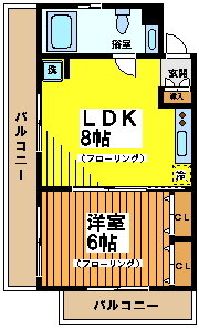 東京都渋谷区幡ヶ谷２ 幡ヶ谷駅 1LDK マンション 賃貸物件詳細
