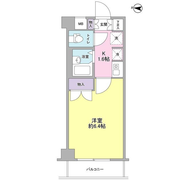 神奈川県川崎市中原区木月２ 元住吉駅 1K マンション 賃貸物件詳細