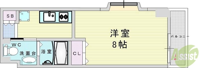 大阪府大阪市北区本庄西３ 中津駅 1K マンション 賃貸物件詳細