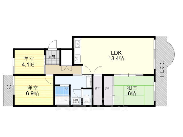 大阪府吹田市新芦屋上 宇野辺駅 3SLDK マンション 賃貸物件詳細