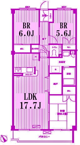 神奈川県横浜市港北区日吉４ 日吉駅 3LDK マンション 賃貸物件詳細