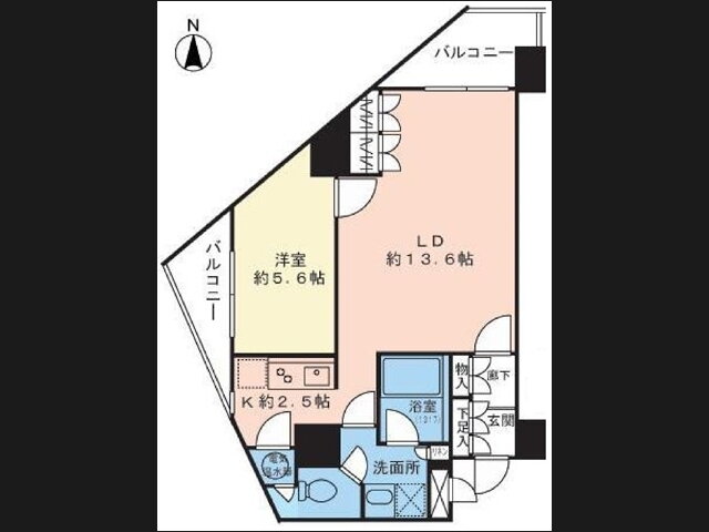 東京都港区東麻布３ 麻布十番駅 1LDK マンション 賃貸物件詳細