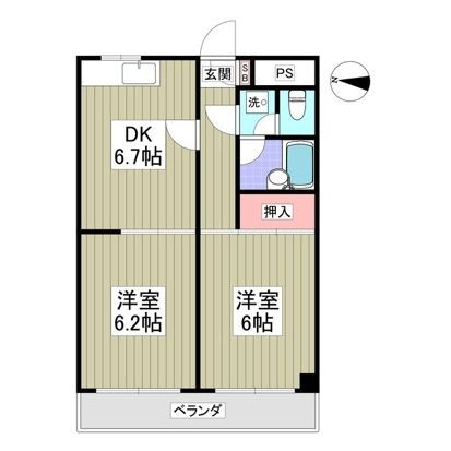 神奈川県横浜市神奈川区西寺尾４ 大口駅 2DK マンション 賃貸物件詳細