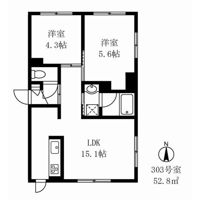 東京都目黒区中町２ 祐天寺駅 2LDK マンション 賃貸物件詳細