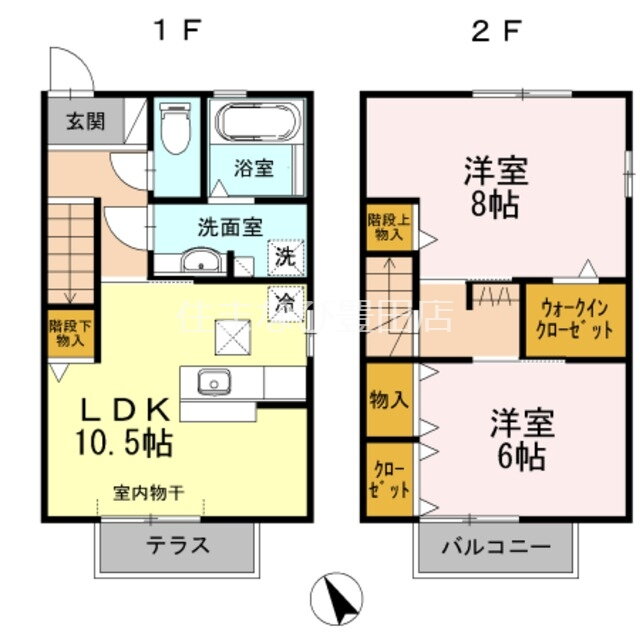 愛知県豊田市市木町３ 豊田市駅 2LDK アパート 賃貸物件詳細