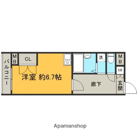 博多Ｖビル 3階 ワンルーム 賃貸物件詳細