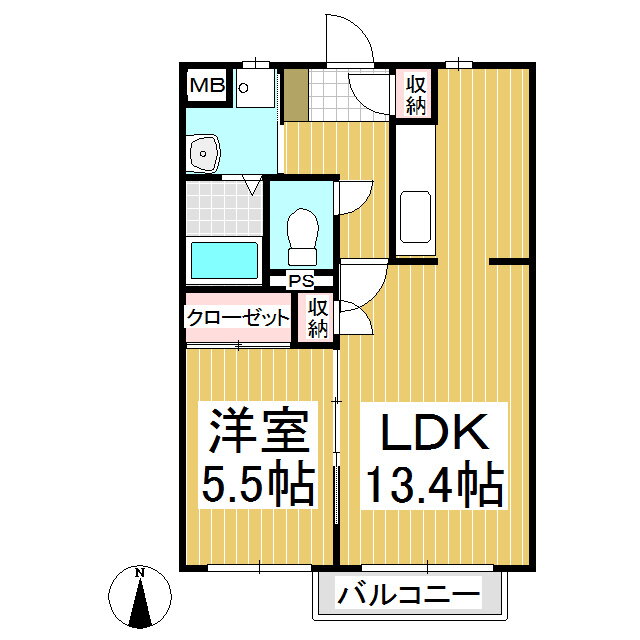 長野県上田市上田原 上田原駅 1LDK アパート 賃貸物件詳細