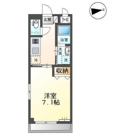 愛知県名古屋市天白区植田西２ 塩釜口駅 1K マンション 賃貸物件詳細