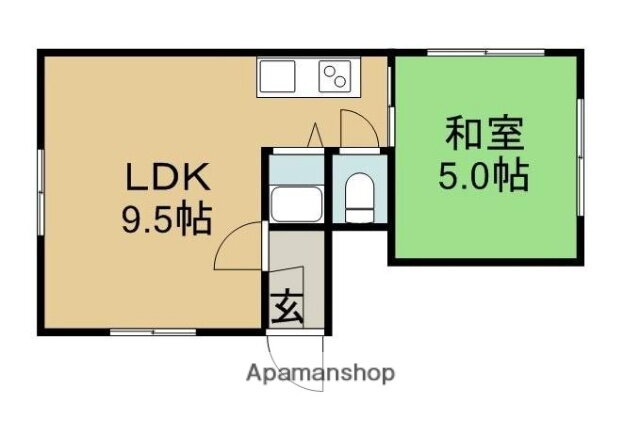 北海道札幌市手稲区手稲本町一条１ 手稲駅 1LDK アパート 賃貸物件詳細