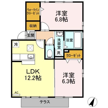 岐阜県岐阜市葭町５ 岐阜駅 2LDK アパート 賃貸物件詳細