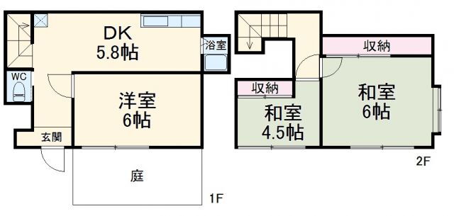 第１ベアーテラス 3DK 賃貸物件詳細