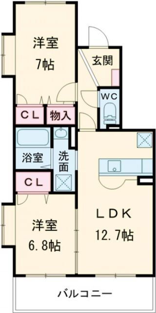 アーバンレジデンス 1階 2LDK 賃貸物件詳細
