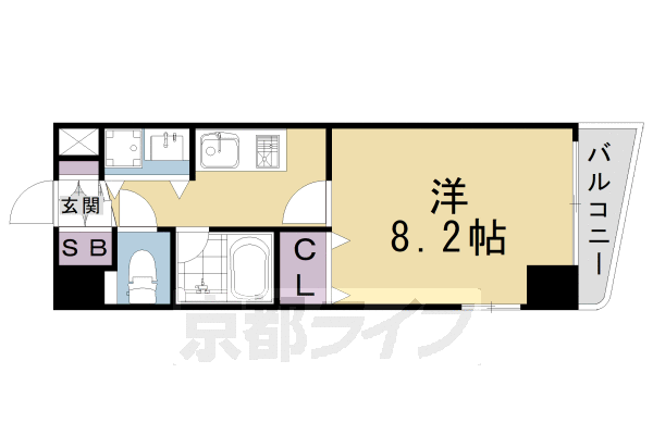 京都府京都市下京区七条御所ノ内南町 西大路駅 1K マンション 賃貸物件詳細