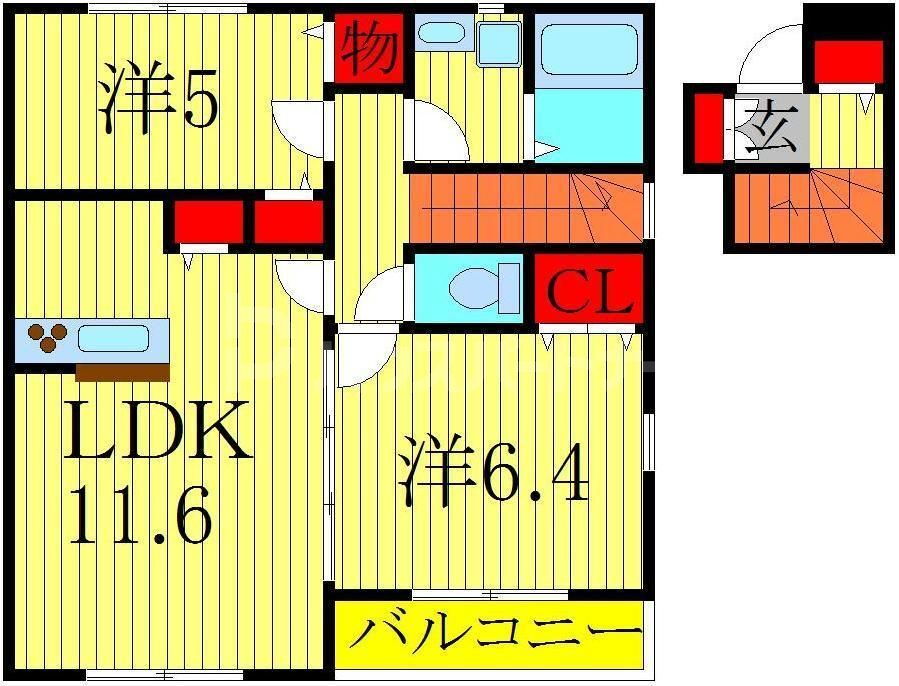 千葉県流山市おおたかの森南３ 流山おおたかの森駅 2LDK アパート 賃貸物件詳細