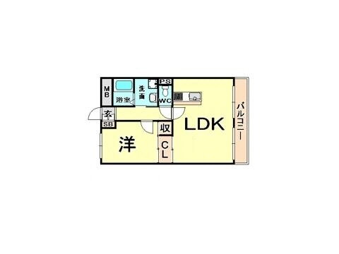兵庫県尼崎市東園田町３ 園田駅 1LDK マンション 賃貸物件詳細