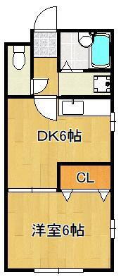 福岡県直方市大字頓野 直方駅 1DK アパート 賃貸物件詳細