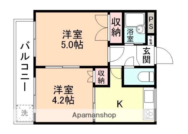 富山県富山市新庄本町３ 2DK マンション 賃貸物件詳細
