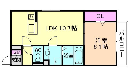 大阪府大阪市西淀川区花川２ 塚本駅 1LDK アパート 賃貸物件詳細