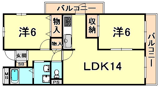 兵庫県神戸市東灘区森北町４ 甲南山手駅 2LDK マンション 賃貸物件詳細