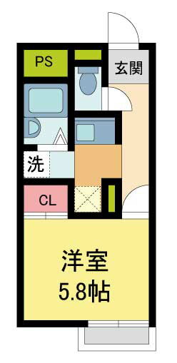 兵庫県宝塚市南ひばりガ丘２ 山本駅 1K アパート 賃貸物件詳細