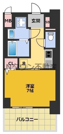愛知県名古屋市西区上名古屋２ 浄心駅 1K マンション 賃貸物件詳細