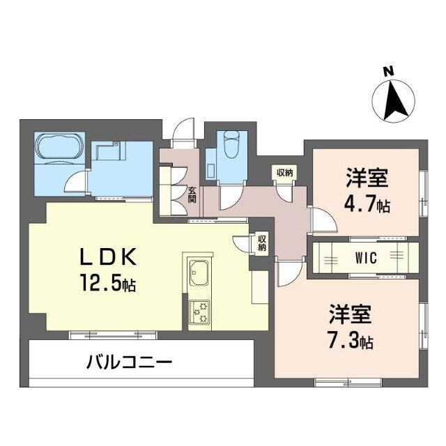 神奈川県横浜市緑区寺山町 中山駅 2LDK マンション 賃貸物件詳細