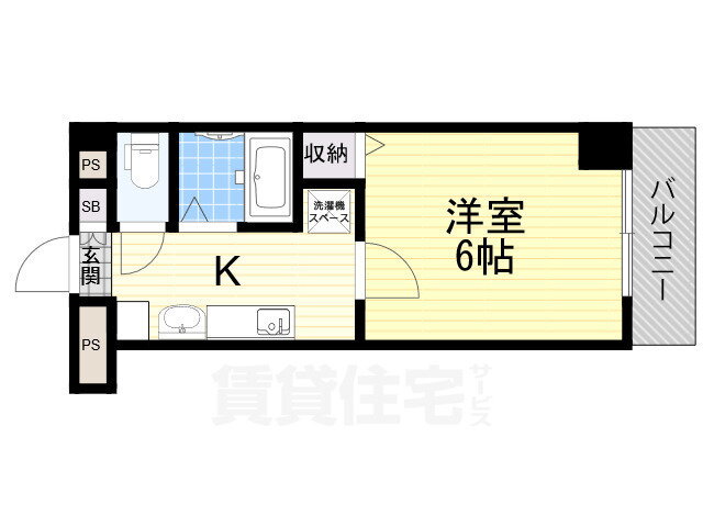大阪府大阪市淀川区十三元今里１ 十三駅 1K マンション 賃貸物件詳細