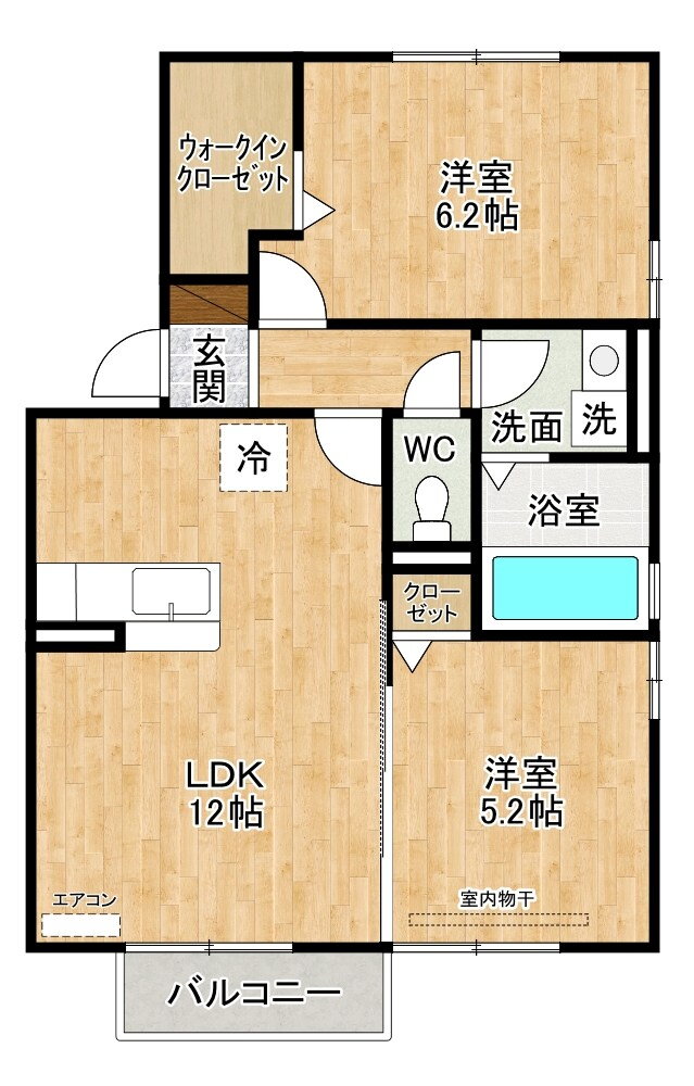 福岡県北九州市門司区大久保２ 2LDK アパート 賃貸物件詳細
