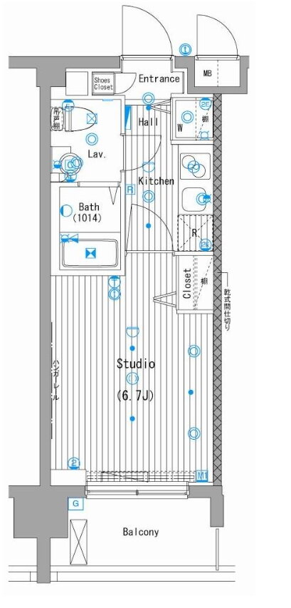 神奈川県横浜市西区花咲町５ 高島町駅 1K マンション 賃貸物件詳細
