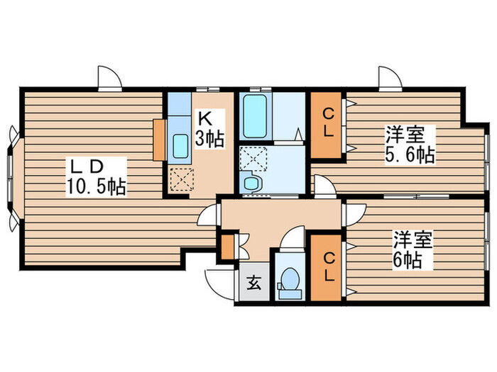 北海道札幌市豊平区美園一条１ 東札幌駅 2LDK アパート 賃貸物件詳細