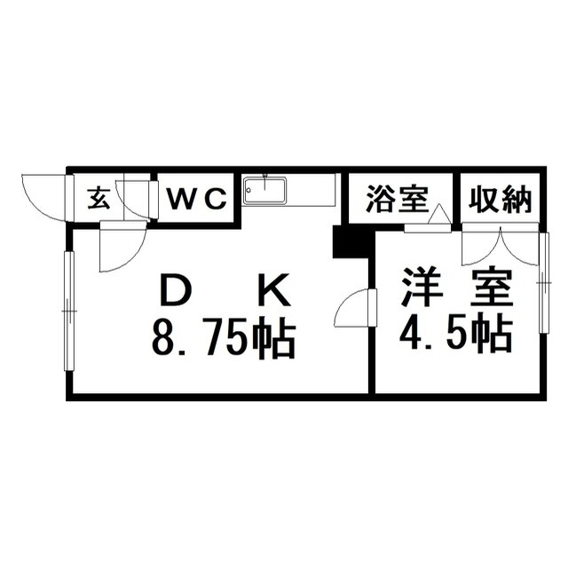 北海道釧路市若竹町 釧路駅 1DK アパート 賃貸物件詳細