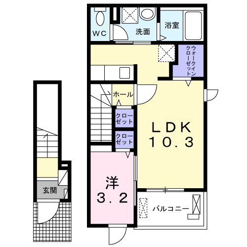 愛知県豊橋市柱五番町 愛知大学前駅 1LDK アパート 賃貸物件詳細