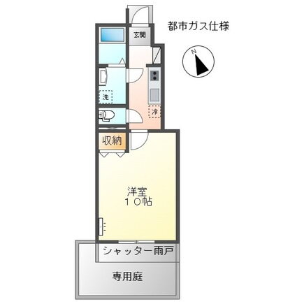 ラヴニール・ドゥ 1階 1K 賃貸物件詳細