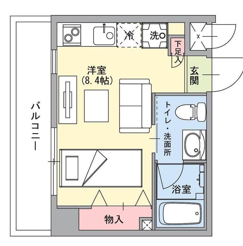 ディアコートたまプラーザ～シニア向けマンション～ 3階 ワンルーム 賃貸物件詳細