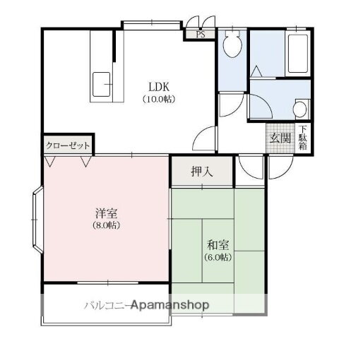 群馬県高崎市下里見町 安中駅 2LDK アパート 賃貸物件詳細