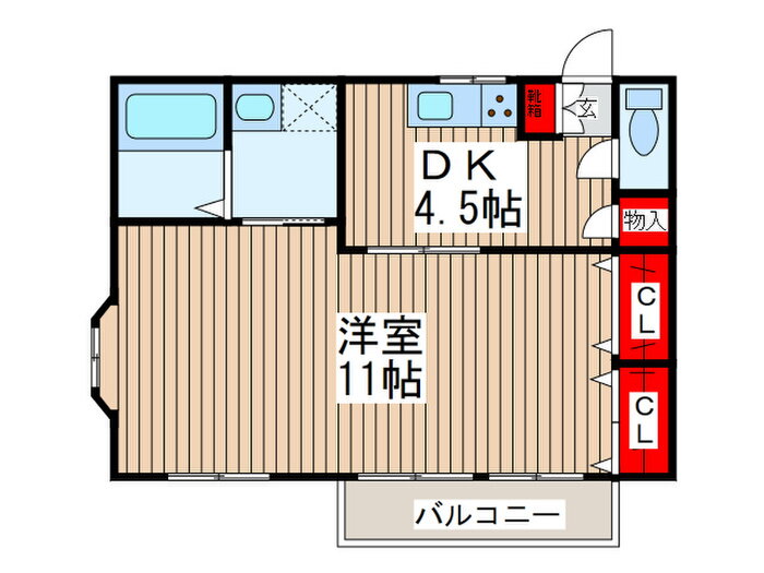 コーポ幸 1階 1DK 賃貸物件詳細