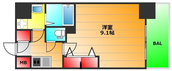 大阪府大阪市中央区博労町１ 長堀橋駅 1K マンション 賃貸物件詳細