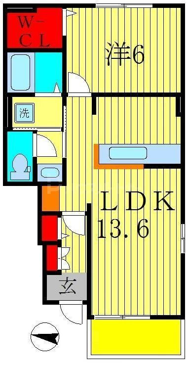 千葉県松戸市幸田３ 北小金駅 1LDK アパート 賃貸物件詳細