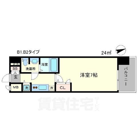 大阪府大阪市中央区森ノ宮中央２ 森ノ宮駅 1K マンション 賃貸物件詳細