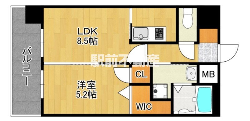 福岡県福岡市博多区石城町 呉服町駅 1LDK マンション 賃貸物件詳細