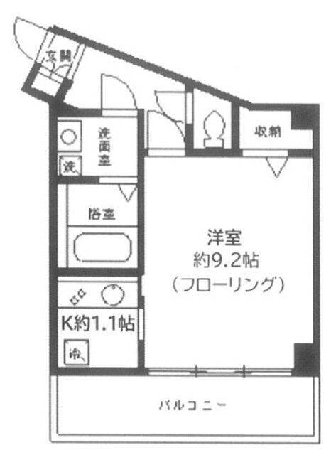 メゾン　エスポワール 1階 1K 賃貸物件詳細