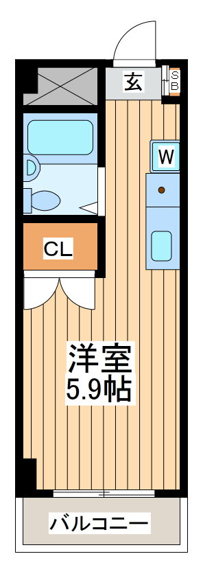 東長沼２号ビル 1階 ワンルーム 賃貸物件詳細