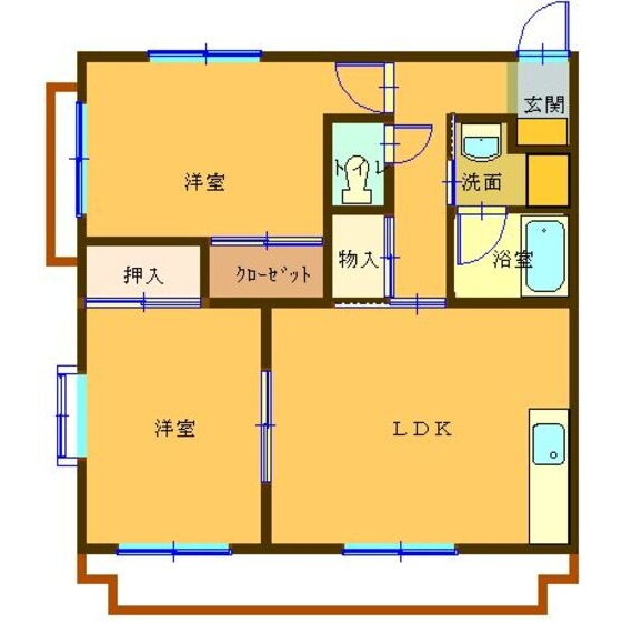 静岡県焼津市五ケ堀之内 西焼津駅 2LDK マンション 賃貸物件詳細