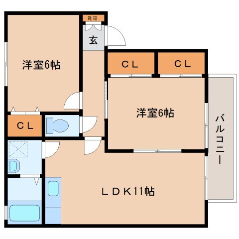 奈良県大和郡山市今国府町 大和小泉駅 2LDK アパート 賃貸物件詳細