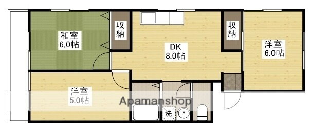 広島県広島市南区宇品御幸４ 宇品五丁目駅 3DK マンション 賃貸物件詳細