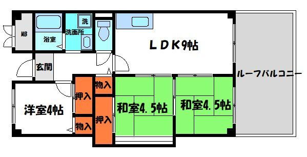 大阪府門真市末広町 古川橋駅 3LDK マンション 賃貸物件詳細